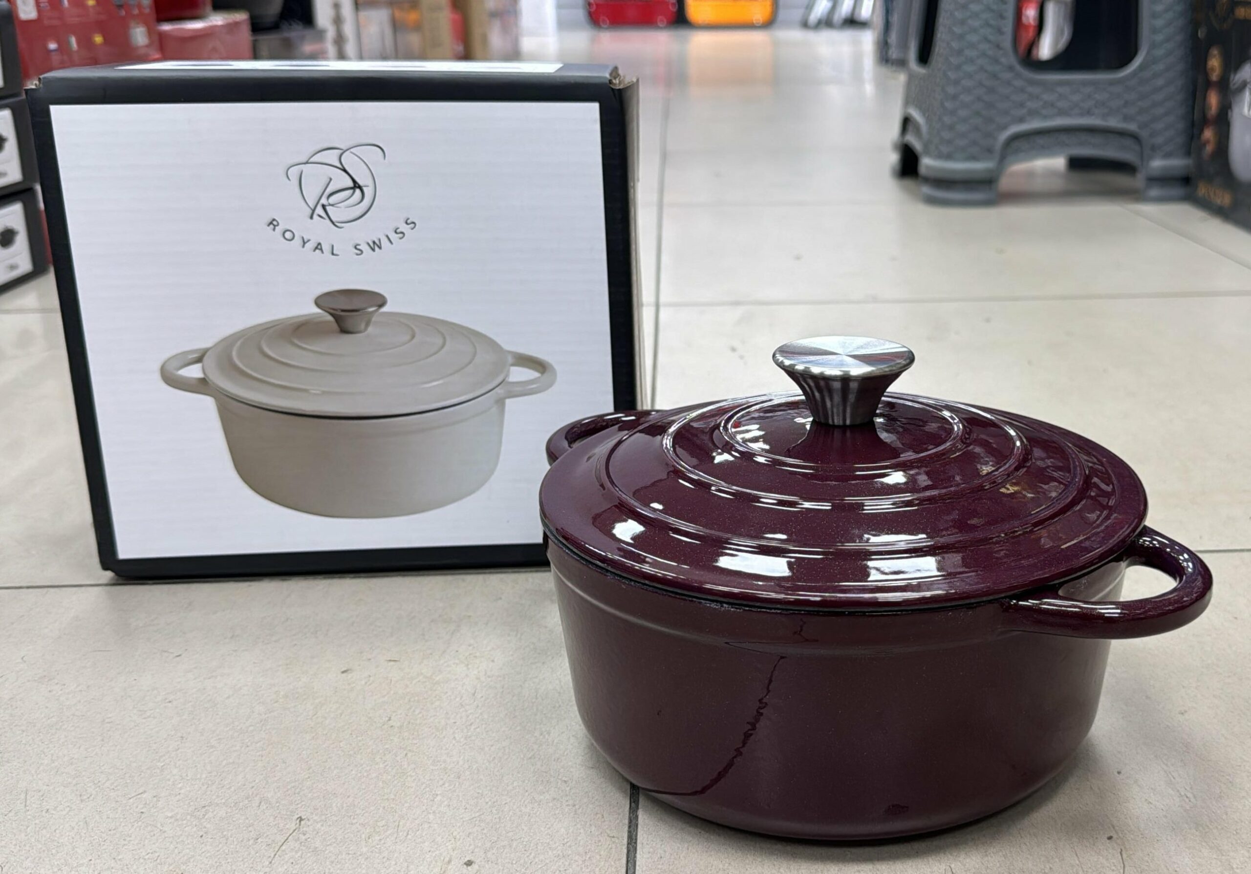 Faitout 26cm Fonte d'Aluminium - Violet