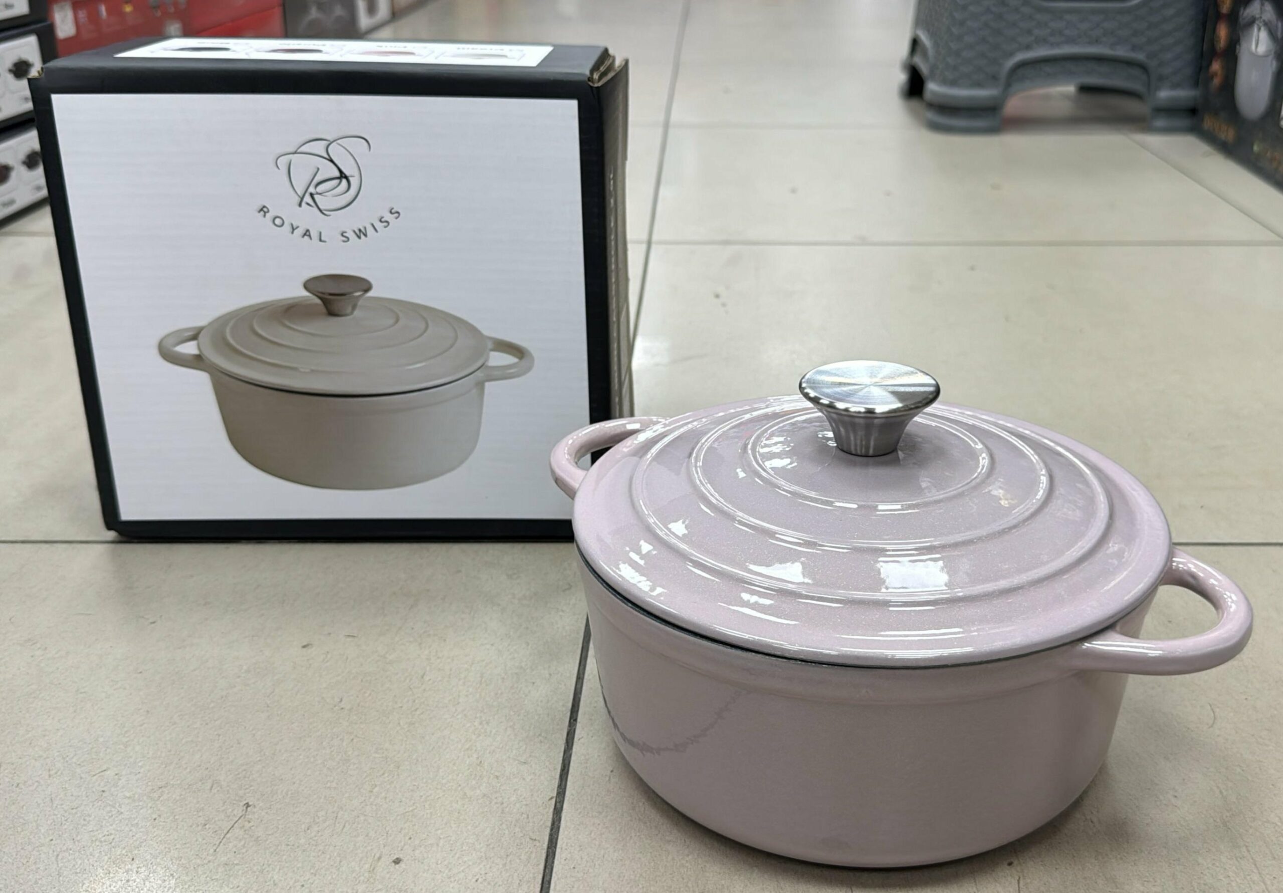 Faitout 26cm Fonte d'Aluminium - Rose