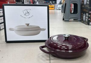 Shallow - Sautoir 26 CM Fonte D'aluminium - Violet