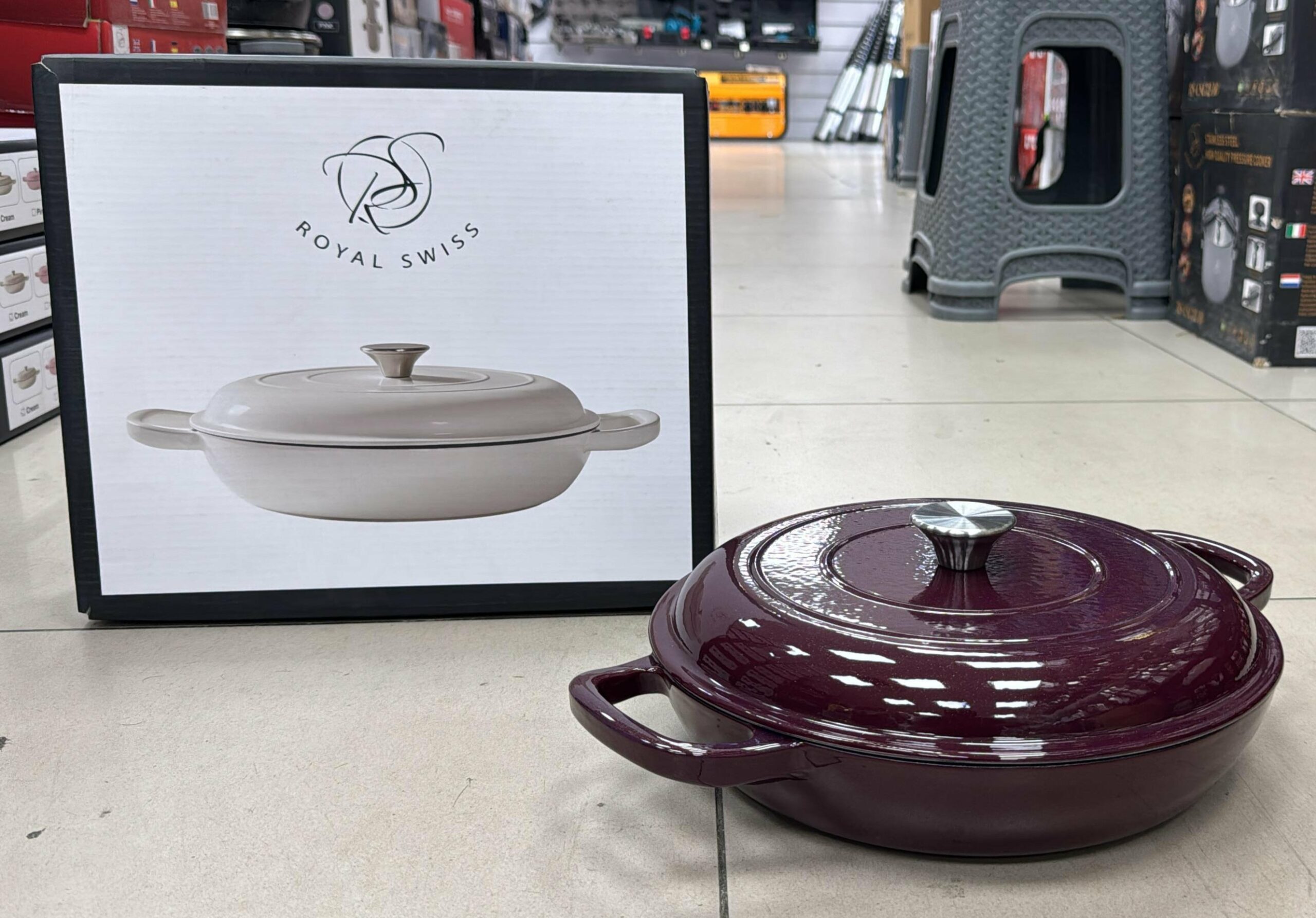 Shallow - Sautoir 26 CM Fonte D'aluminium - Violet