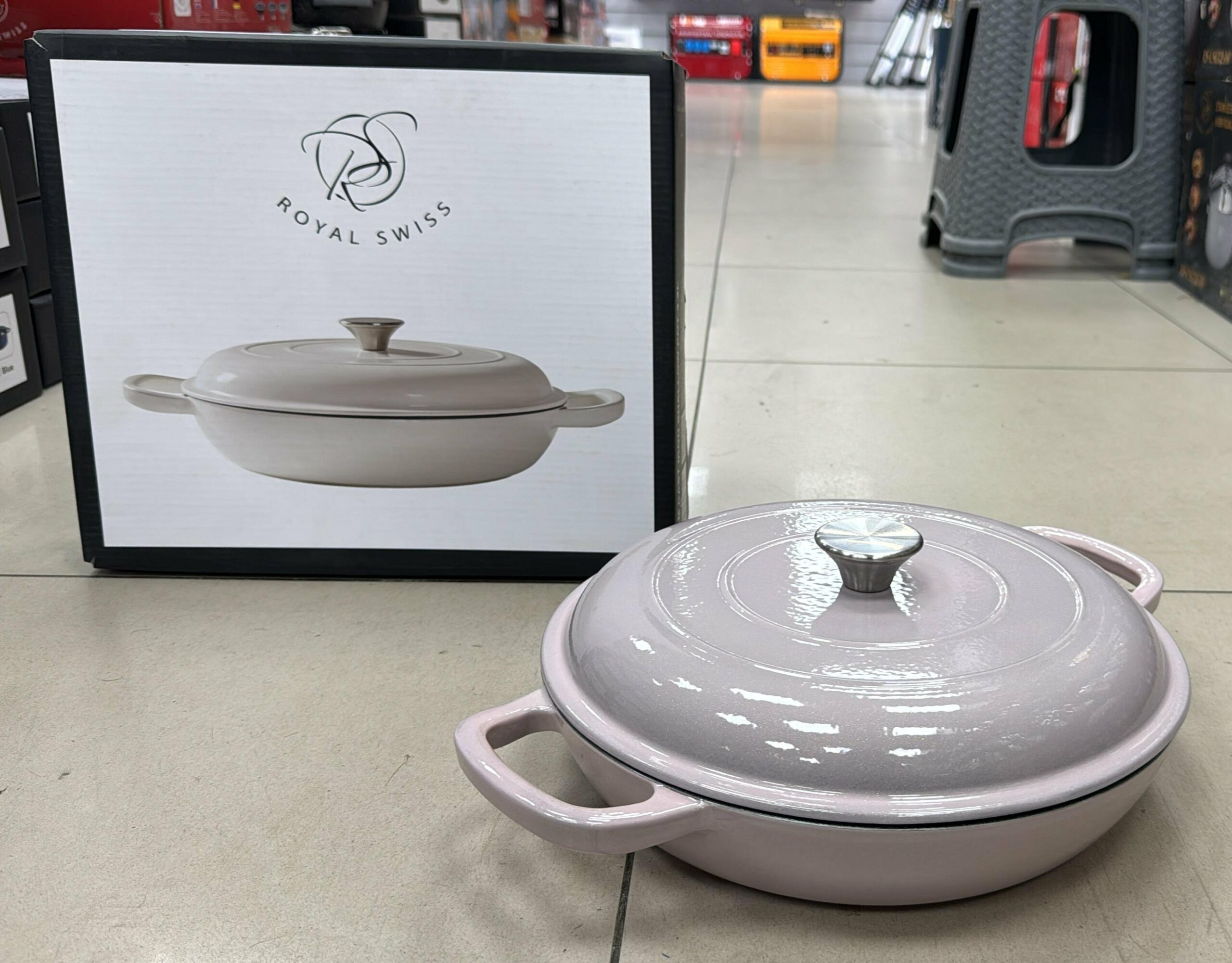 Shallow - Sautoir 26 CM Fonte D'aluminium - Rose