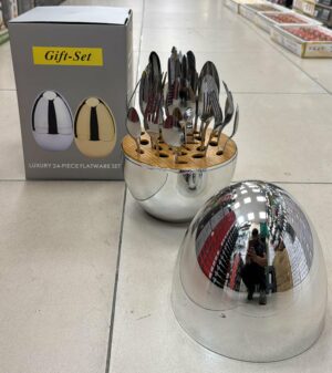 Oeuf Silver - Ménagère 24 Pièces