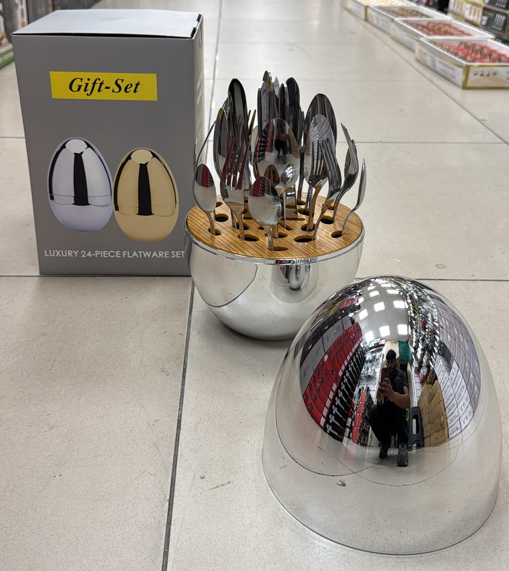 Oeuf Silver - Ménagère 24 Pièces