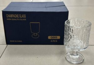 Verre à pied 6pcs - Petit - MC016