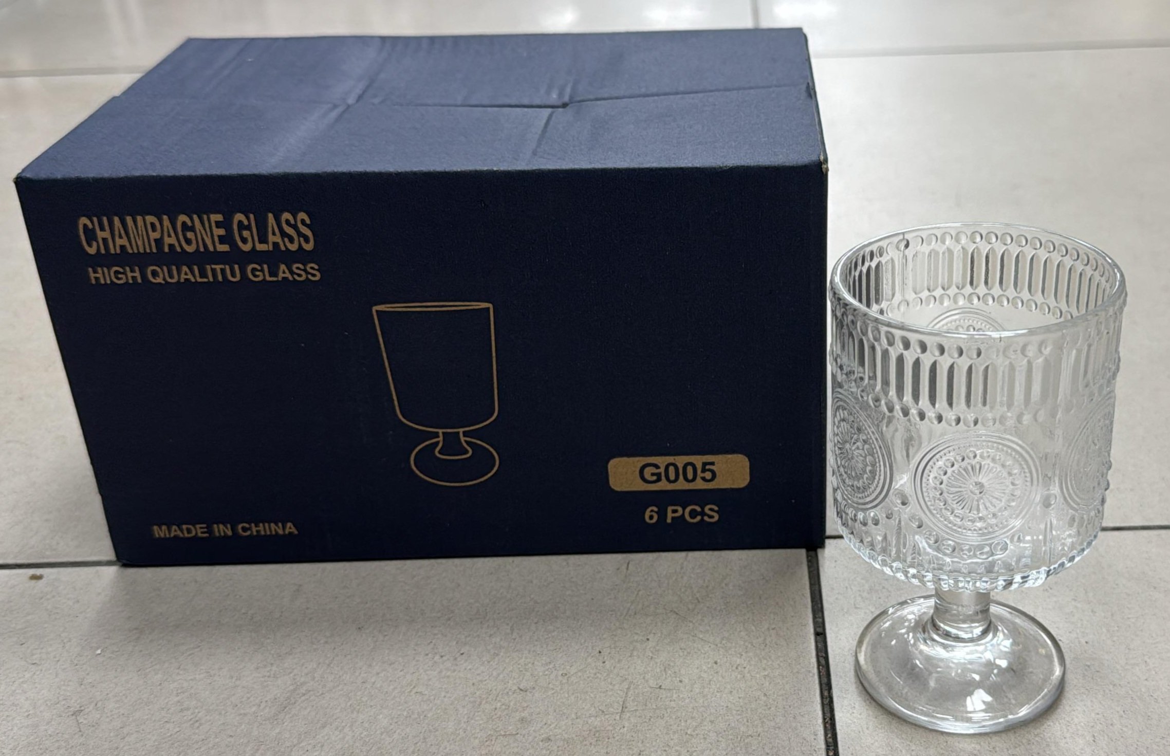 Verre à pied 6pcs - Petit - MC016TYH