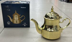 Theiere Inox Gold 1.2L - YS-TP312G