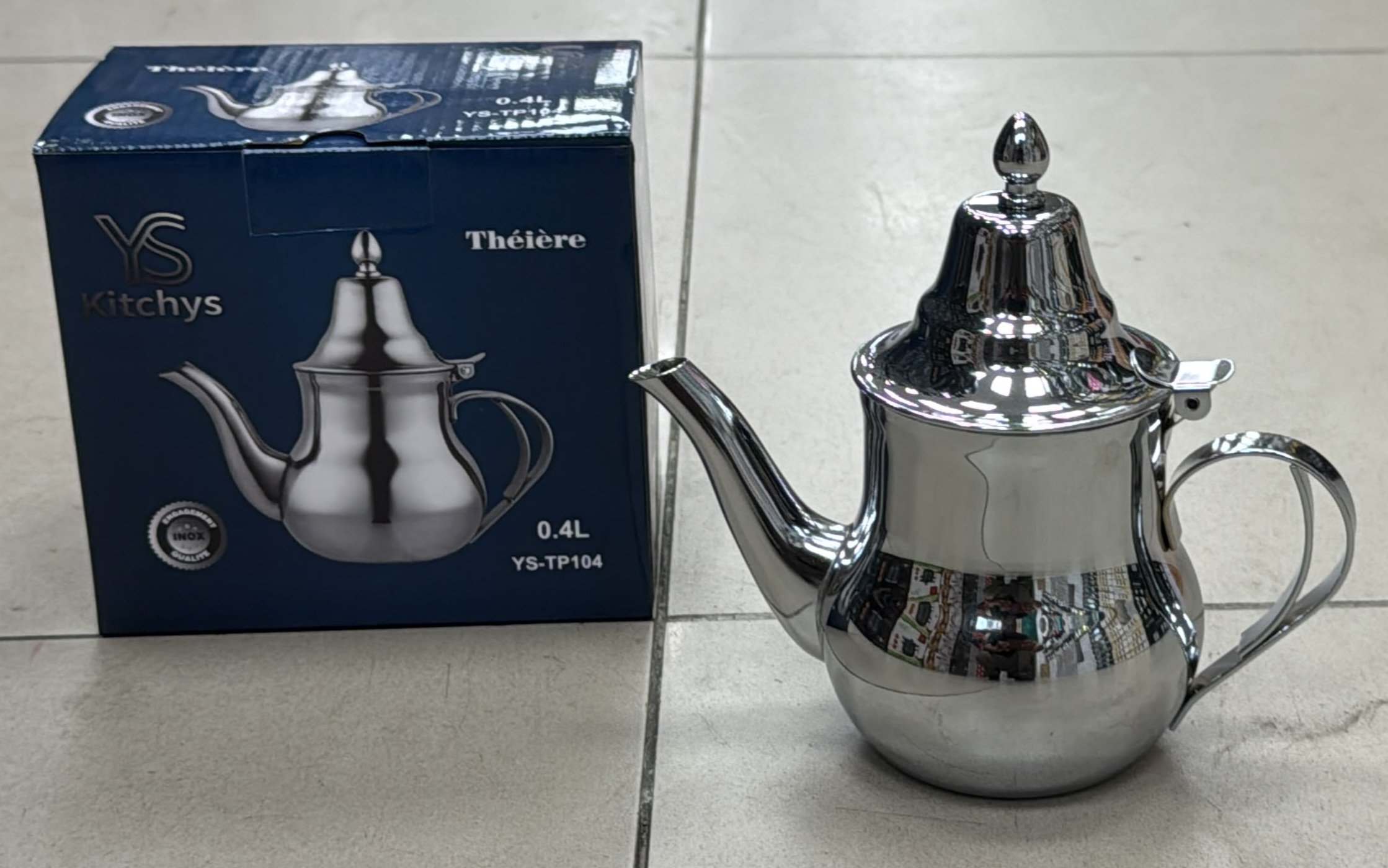Theiere Inox 0.4L - YS-TP104