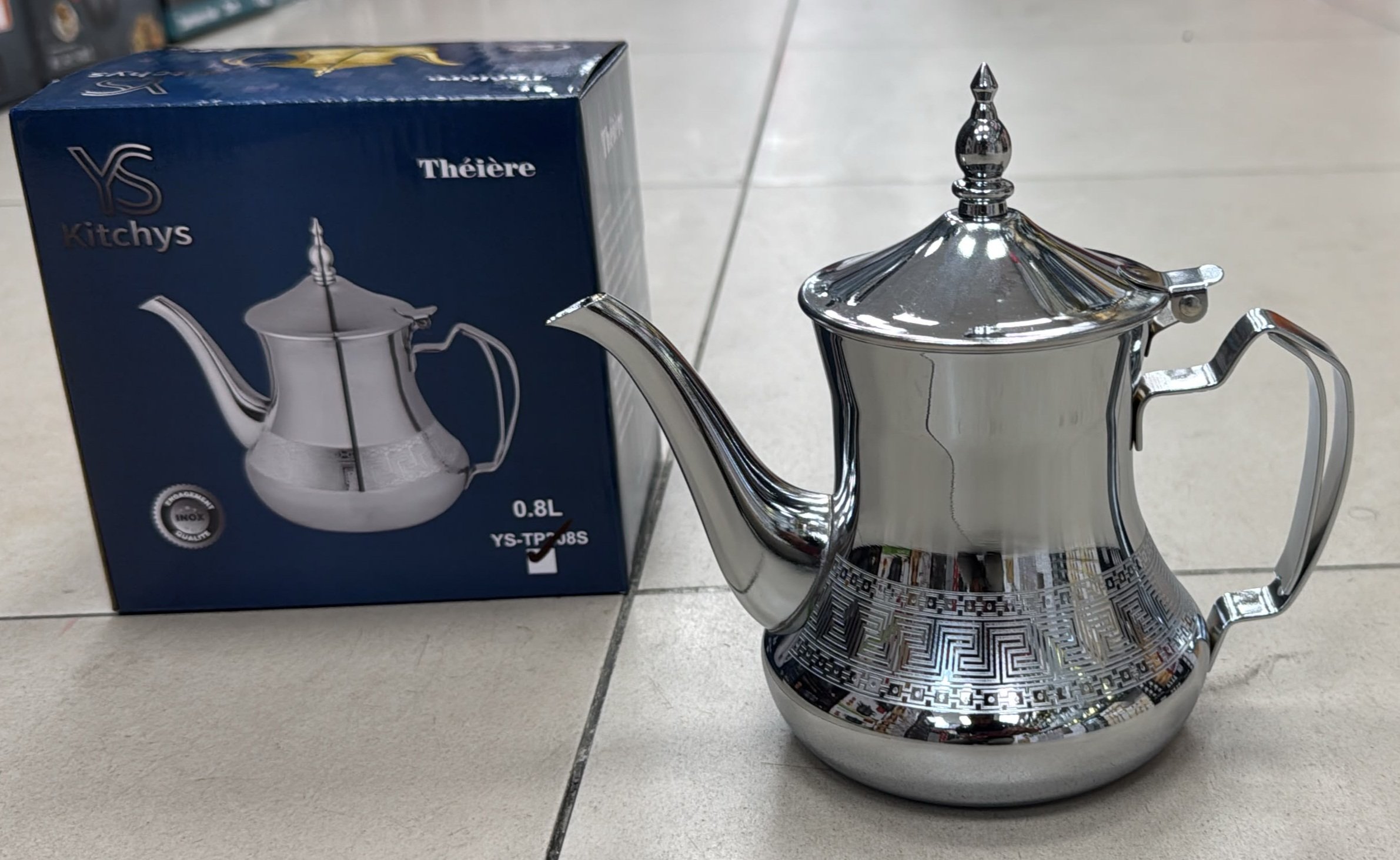 Theiere Inox 0.8L - YS-TP208S