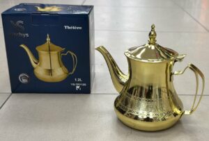 Theiere Inox Gold 1.2L - YS-TP212G