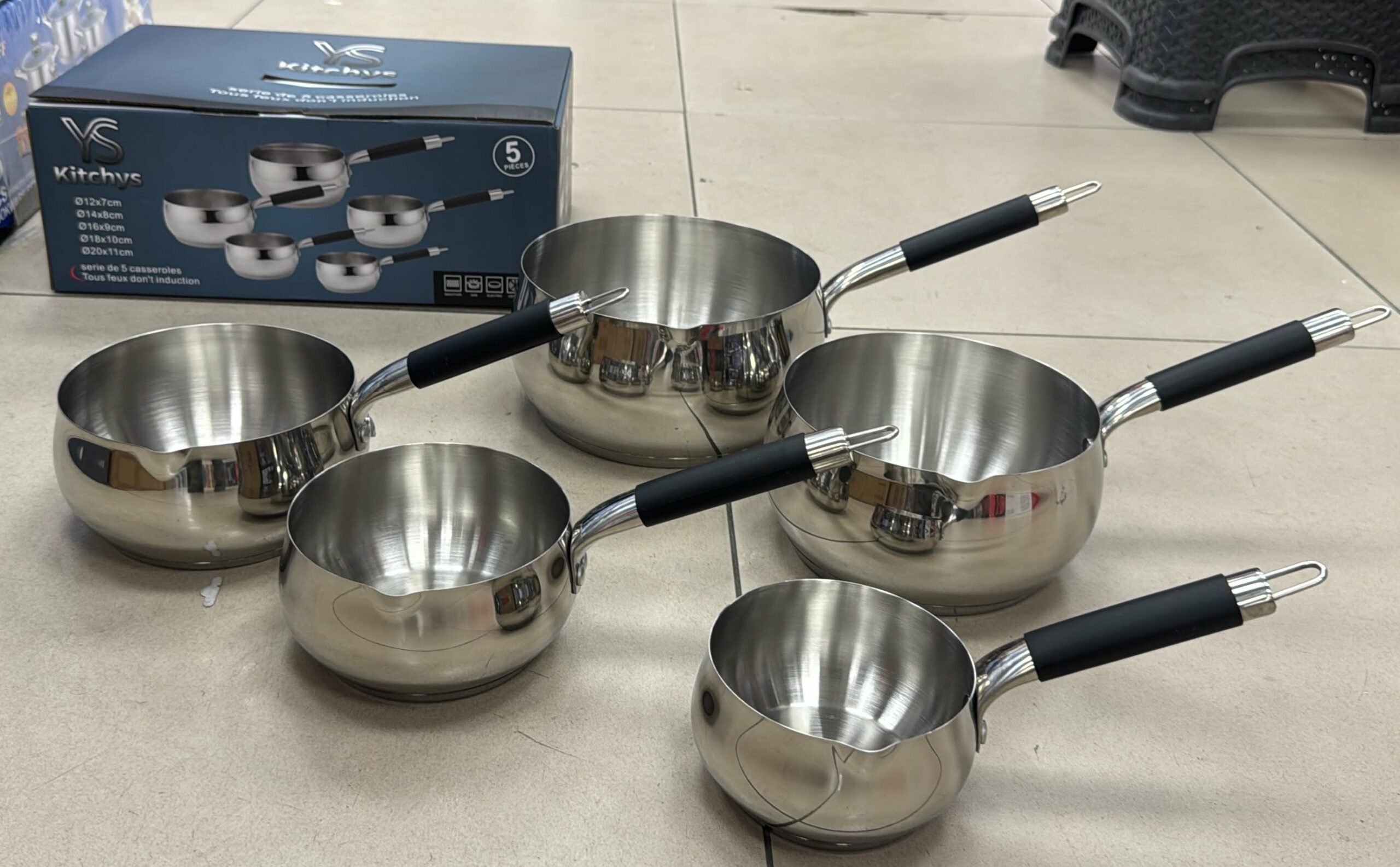 Casserolle 5pcs Inox Belly YS