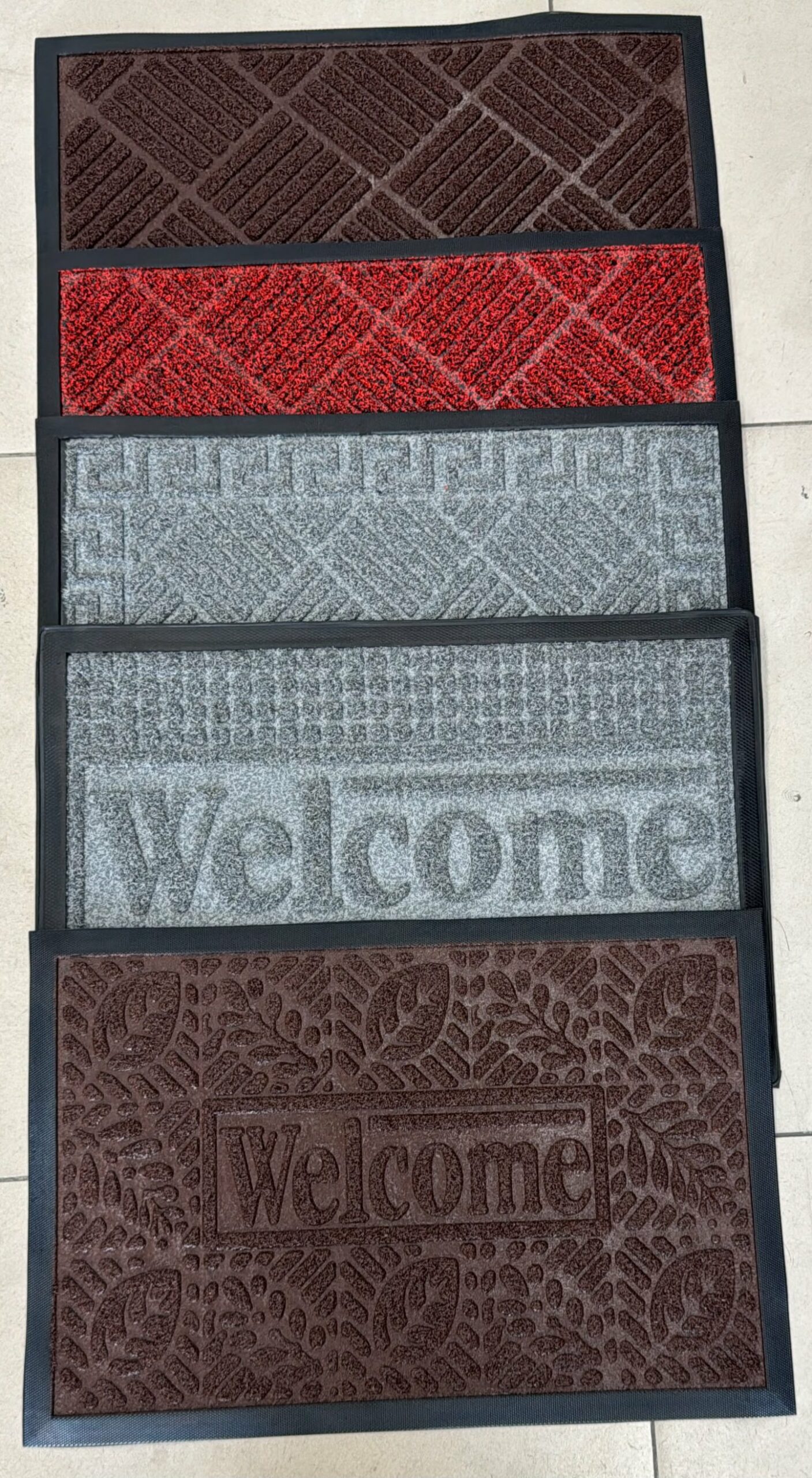 Paillason reche avec bordure - 38x58cm