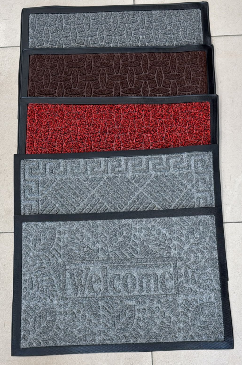 Paillason reche avec bordure - 38x58cm