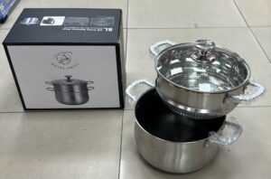 Couscoussier 8L Inox/Nie d'abeille