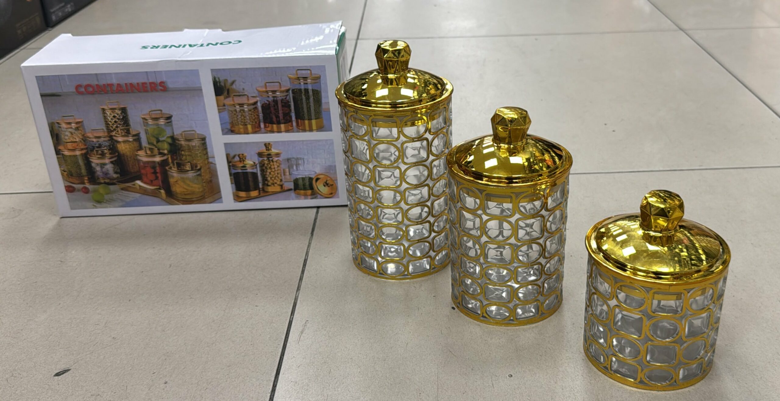 Pot 3pcs en plastique - YS-E07