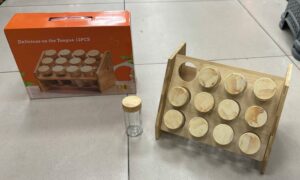 Pot à épices 12pcs en Bois