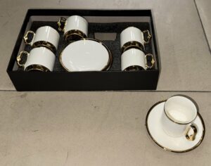 Service à café 12pcs en Porcelaine - YS-CR16