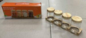 Pot à épices 4pcs en Bois