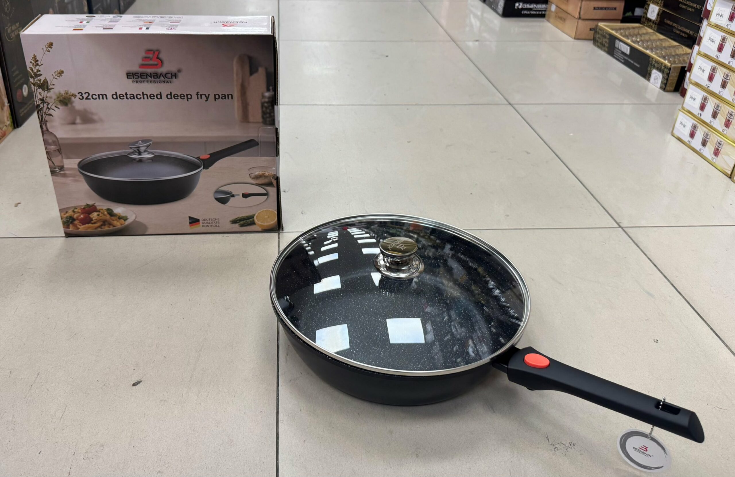 Sauteuse 32cm amovible